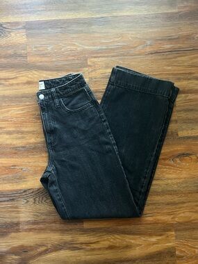 Universal Thread Black High Rise Wide Leg Jeans - Size 00/R